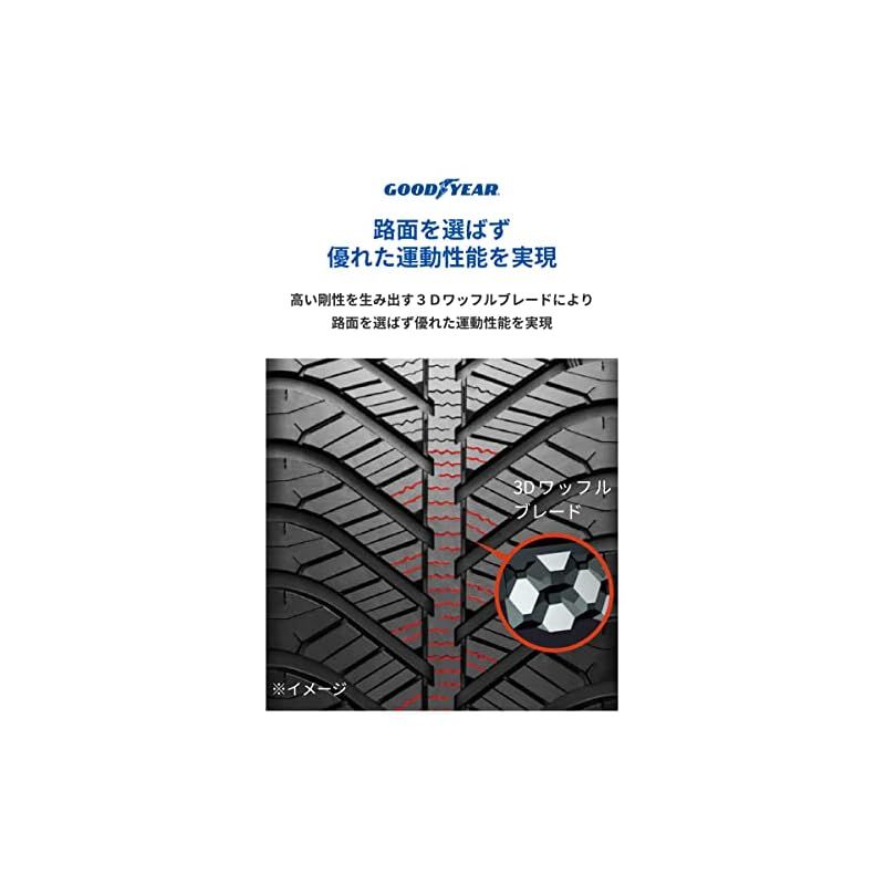 グッドイヤー 215/45R17 91H オールシーズンタイヤ Vector 4Seasons Hybrid 05609620 4本セット グッドイヤー(GOODYEAR) オールシーズン 215⁄45R17 91H XL Vector