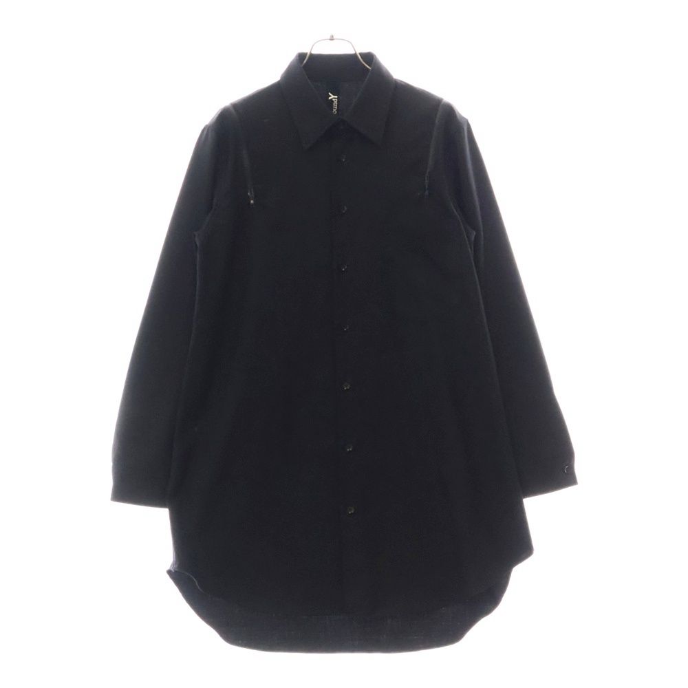 送料無料 店舗 Ground Y (グラウンドワイ) GABERDINE ZIPPER SHIRT GC-B05-100 トップス