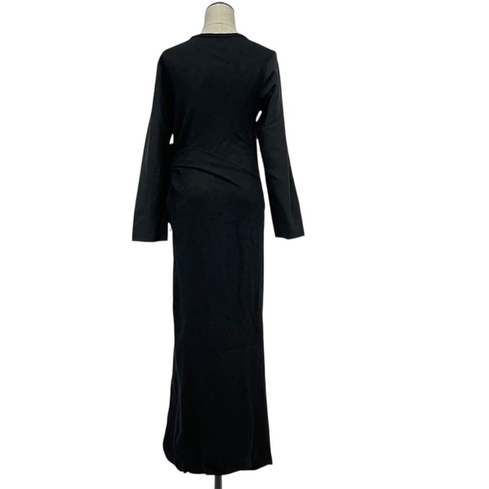 tricot COMME des GARÇONS ロングワンピース ブラック tricot COMME des GARCONS トリココムデギャルソン 2wayデザイン