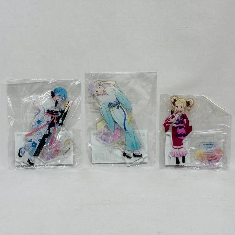 リゼロ 拉麺生活 描き下ろし アクリルスタンド エミリア レム