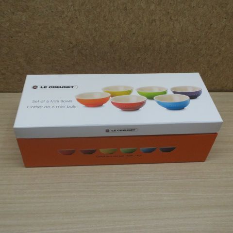 ル・クルーゼ　ミニ　ボウル ミニ・ボール　6個セット　レインボー 　新品 Amazon.co.jp: ル・クルーゼ(Le Creuset) ストーンウェア ボウル