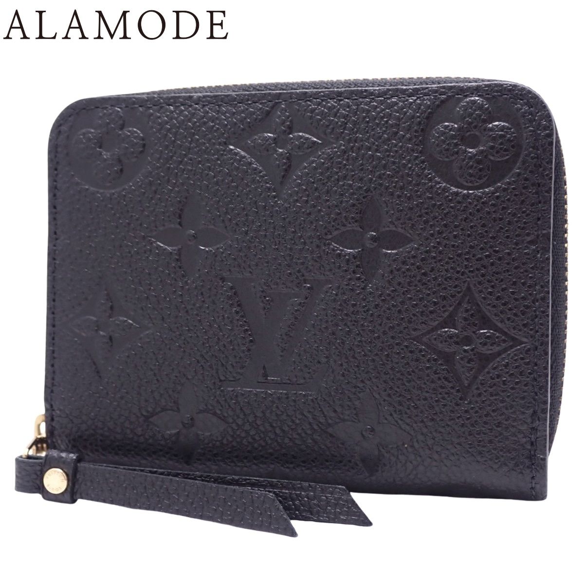 LOUIS VUITTON ルイ ヴィトン モノグラム アンプラント ジッピー コインパース コインケース ラウンドジップ ミニウォレット カードケース コンパクト財布 モノグラムアンプラント ブラック黒 M60574 40802159106 アラモード