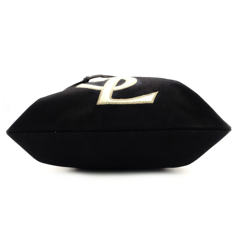 イヴサンローラン YSL カハラ トートバッグ 黒 キャンバス YSL