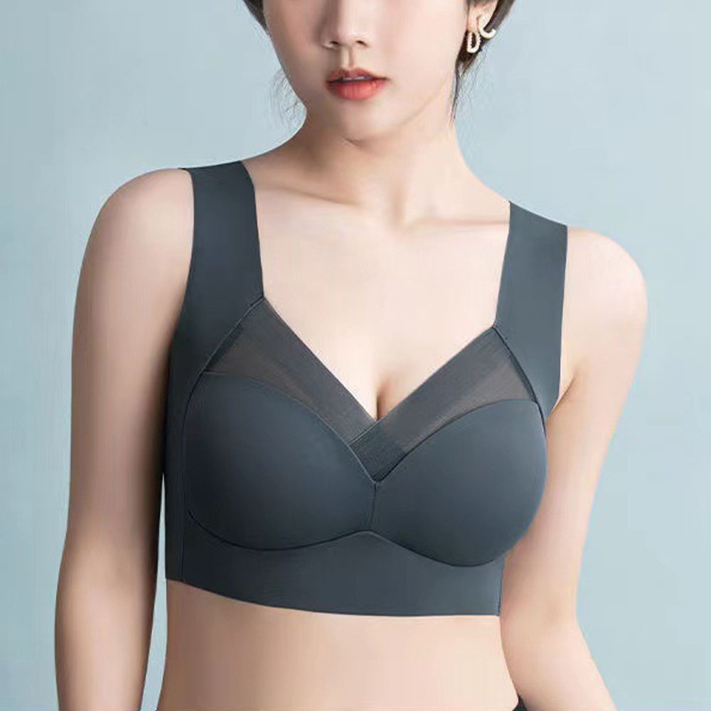 ハーフトップ ノンワイヤー ブラジャー ベージュ ブラック レディース