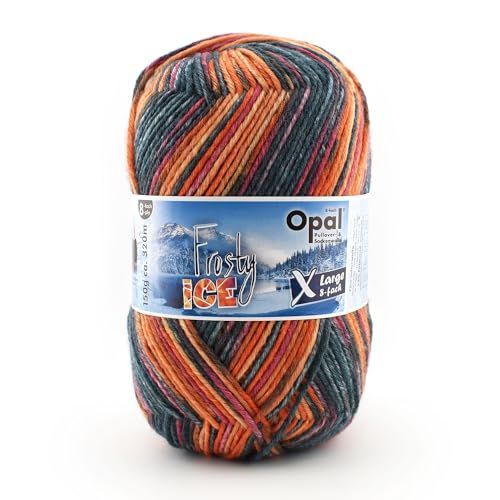 毛糸 ソックヤーン Opal オパール Frosty ICE（フロスティアイス） 8ply（8本撚り） ウール混 11353.氷河の端