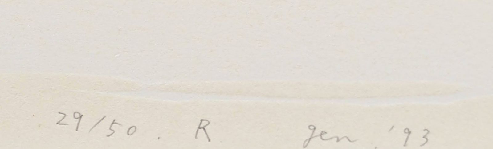 真作 直筆サイン 山中現 R 虹のゆくえ 木版画 OLBAKULTURYOLU_COM