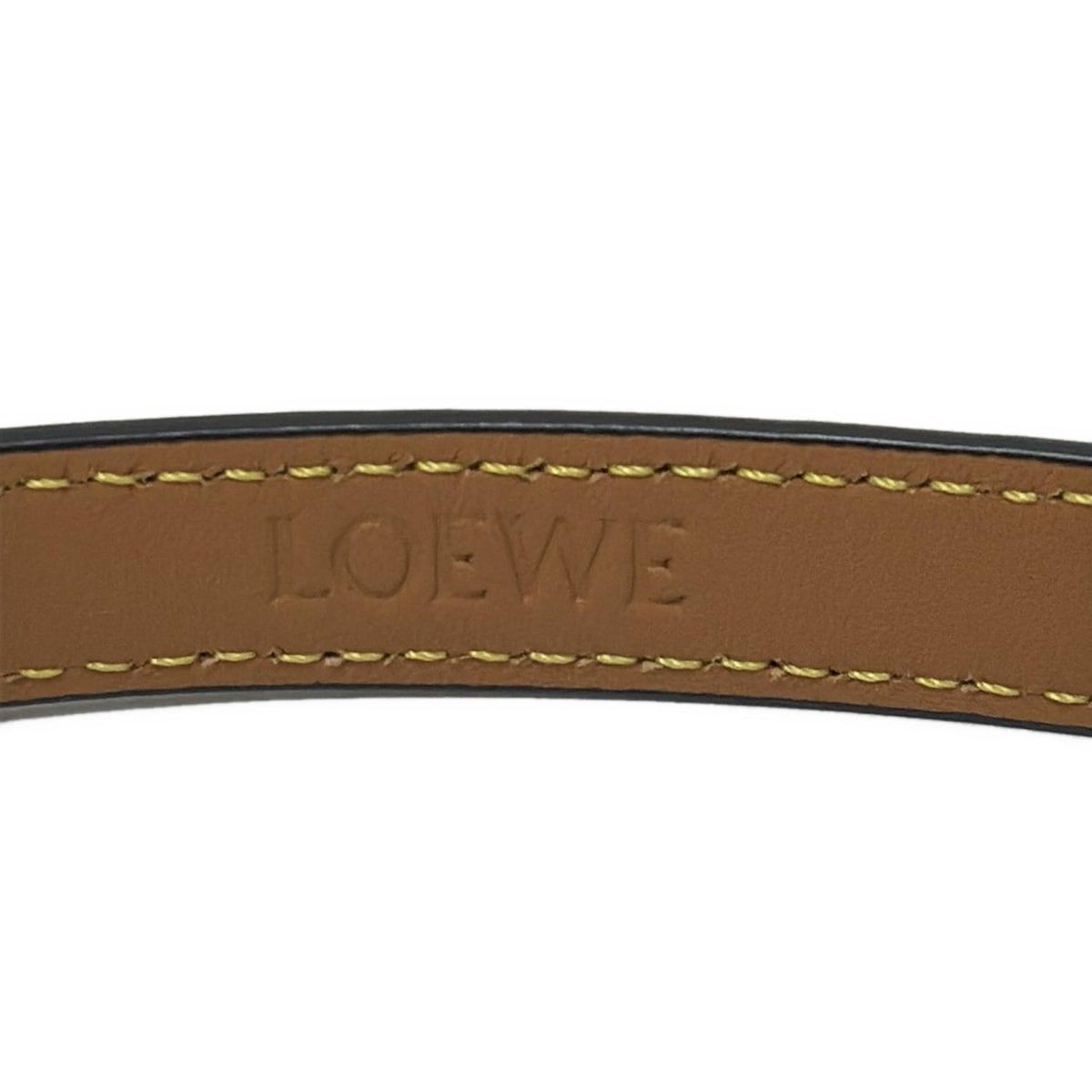 【即納！最大半額！】 LOEWE(ロエベ) ベルト 70-28 - グレーベージュ ナロー レザー 小物