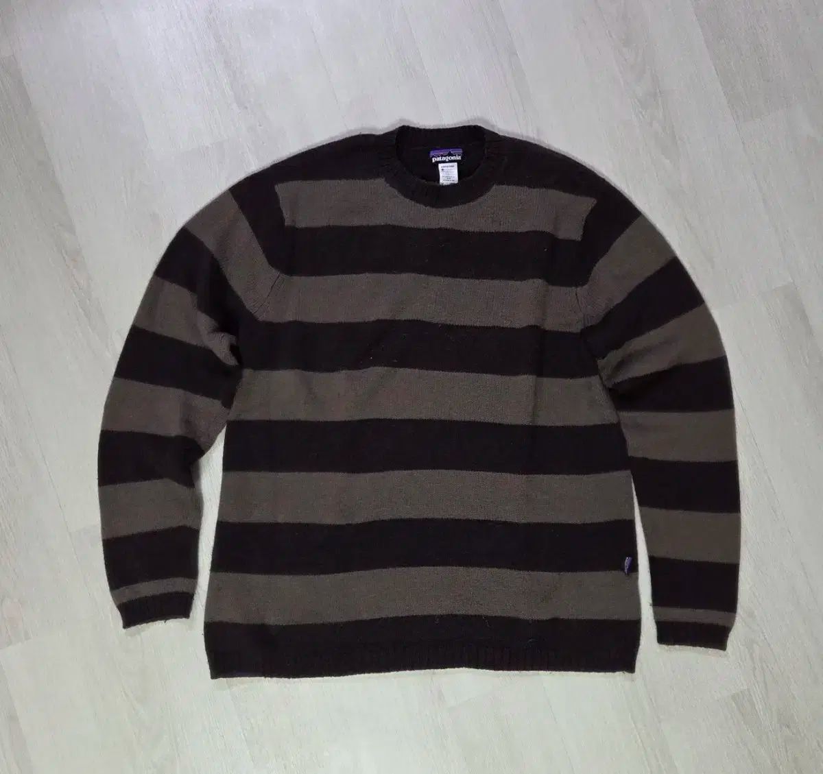 00s patagonia パタゴニア ボーダー ニットスウェットシャツ
