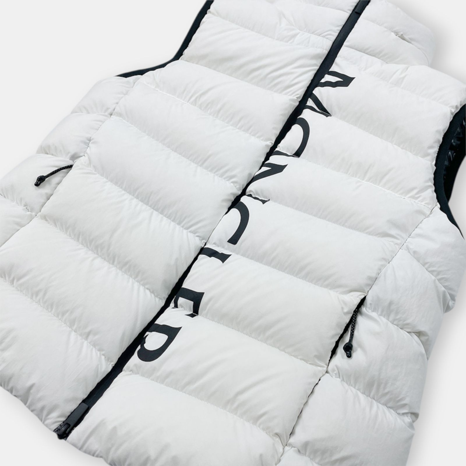 美品 MONCLER CENIS 22AW モンクレール チェニス フード ロゴ ダウン