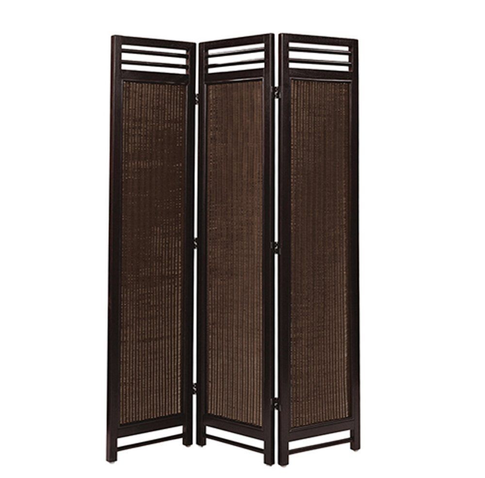 在庫処分】サンフラワーラタン 3連スクリーン アジアンラタン籐