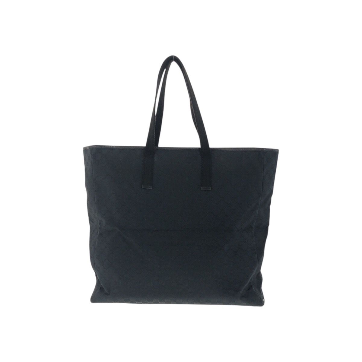 【美品】 グッチ GUCCI トート ボストン バッグ GGキャンバス 黒 人気 美品 GUCCI グッチ ブラック 黒 シルバー金具 GGキャンバス