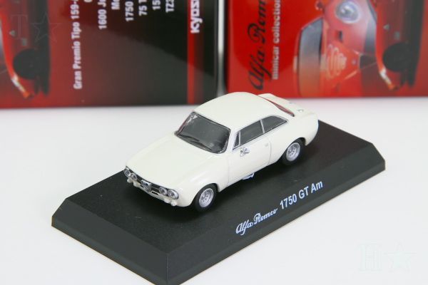 中古品＞京商 1/64 アルファロメオ 1750 GT Am ホワイト アルファ
