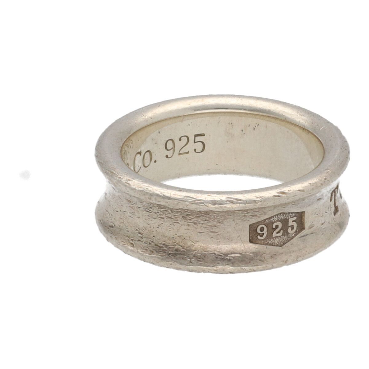 中古】 Tiffany ＆ Co. ティファニー 指輪 1837 ナローリング 7.5号