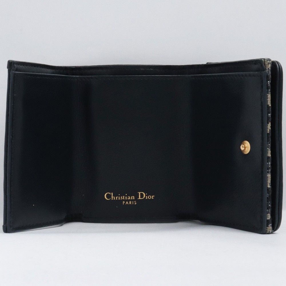 DIOR 30 Montaigne コンパクト ウォレット ネイビーブラック - メルカリ