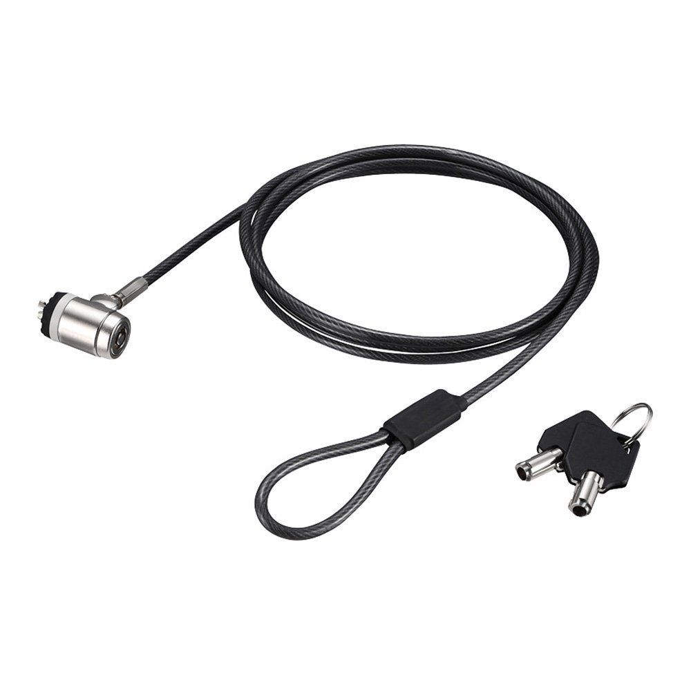 新品 iBUFFALO ピンシリンダー錠ワイヤーロック(マスターキー対応) BSL08M