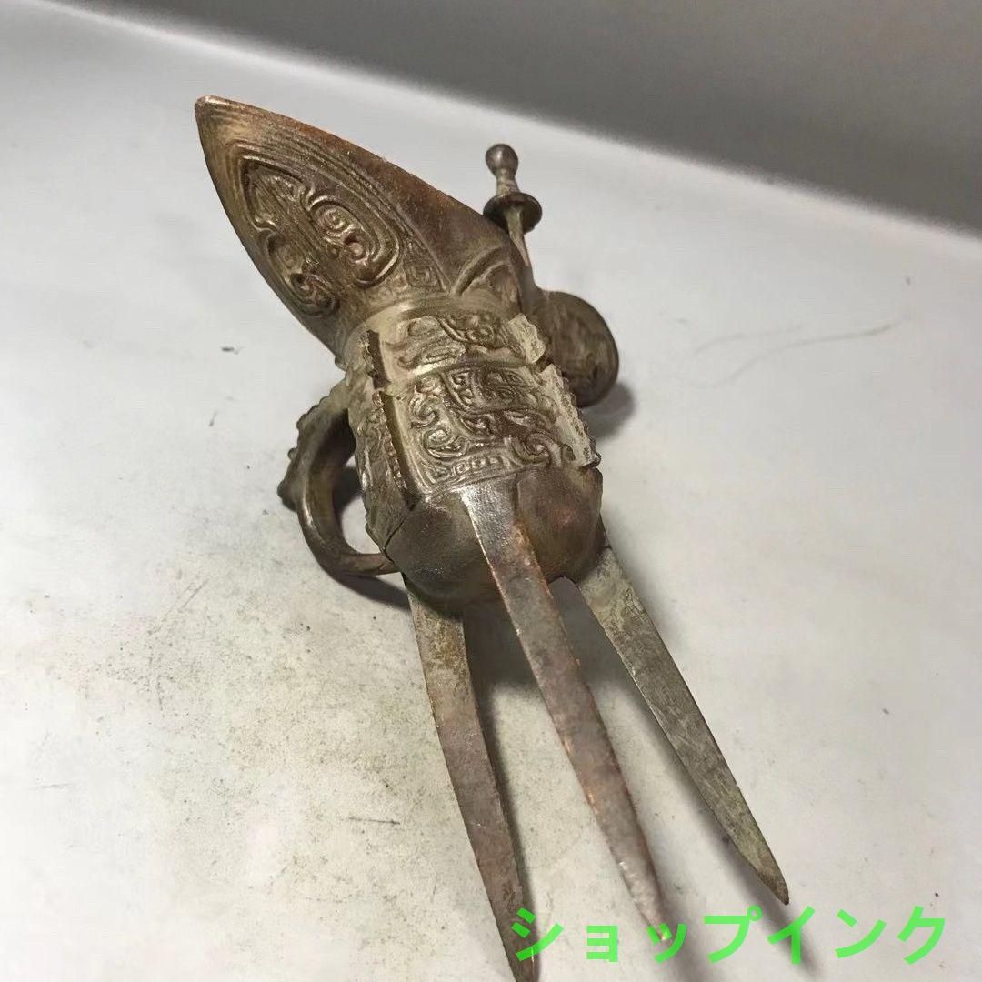 青銅器  双鳳青銅酒杯  孔雀酒樽   装飾品  現代工芸品 美術品 置物 青銅器 青銅酒爵杯 帝王杯 酒樽 装飾品 現代工芸品 美術品 置物