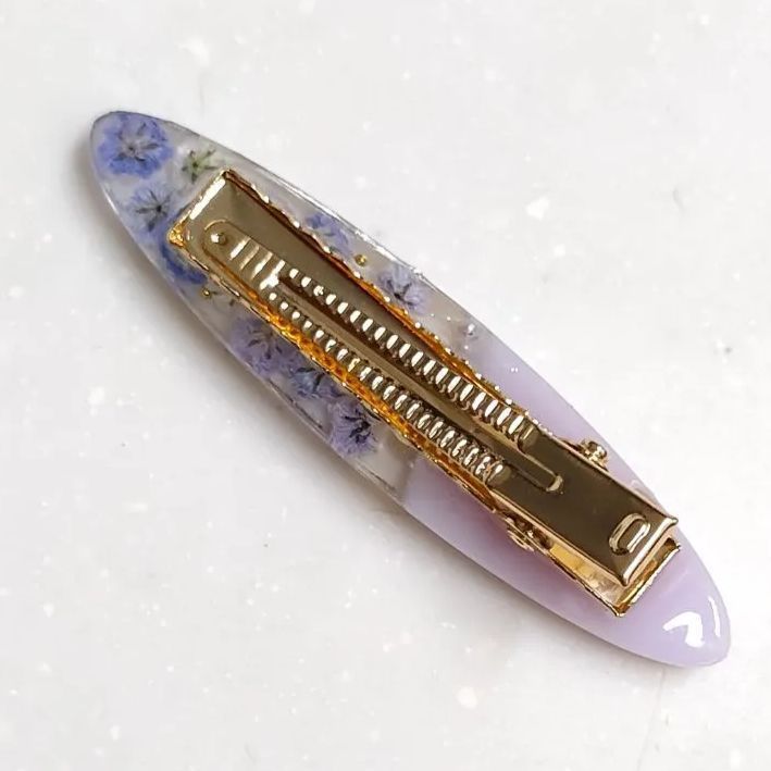 No.52】レジンヘアクリップ レジンヘアピン レジン ハンドメイド 