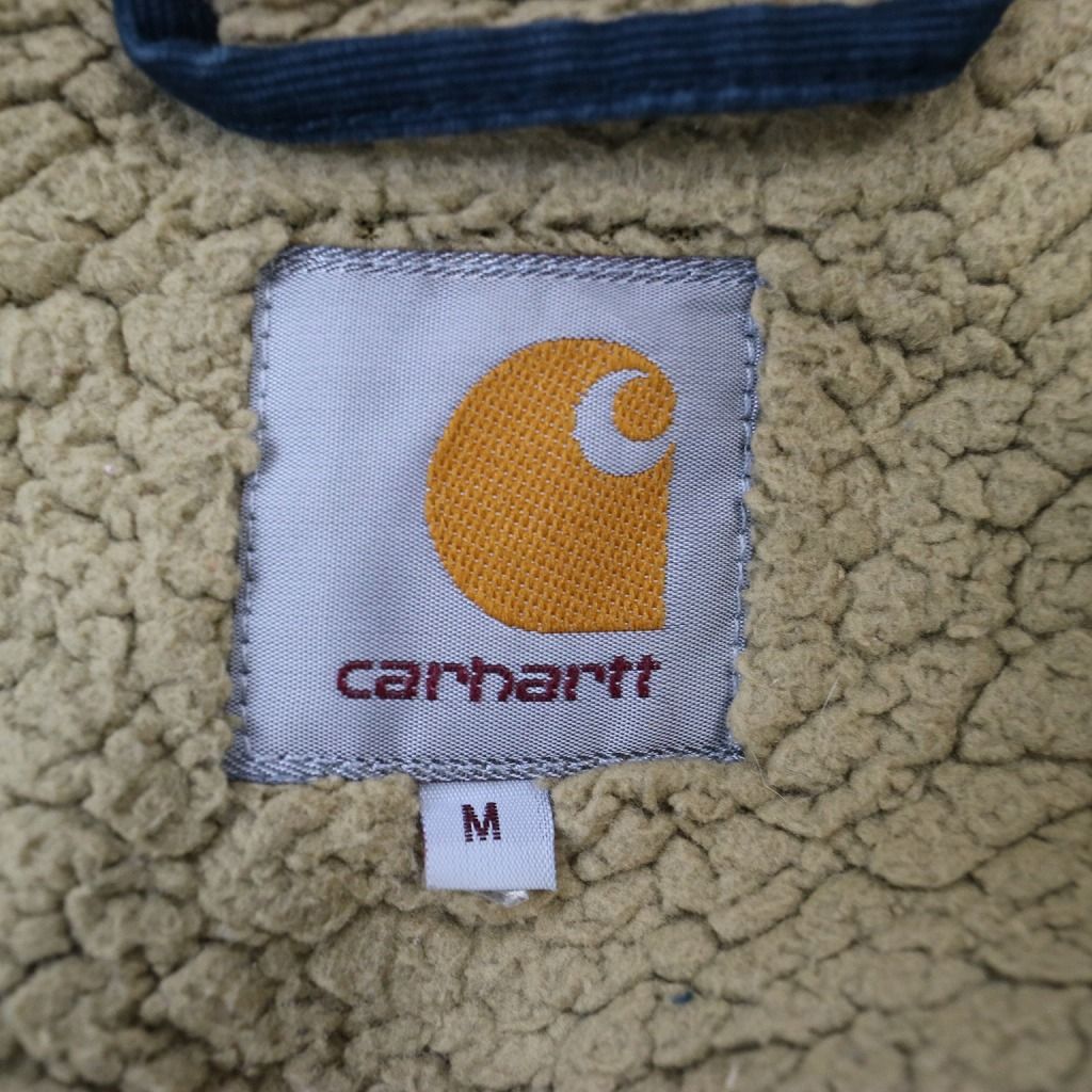 Carhartt カーハート シェフフィールド デッキ ジャケット  裏地ボア チンストラップ ネイビー (メンズ M)   N7433