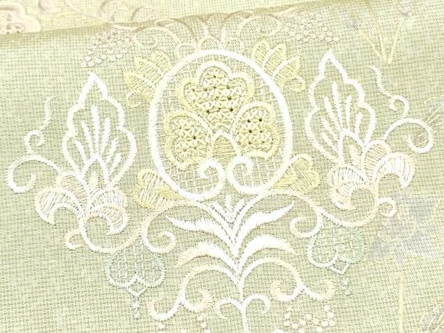 平和屋着物○中国三大刺繍 スワトウ刺繍 汕頭刺繍 総刺繍 本場大島紬