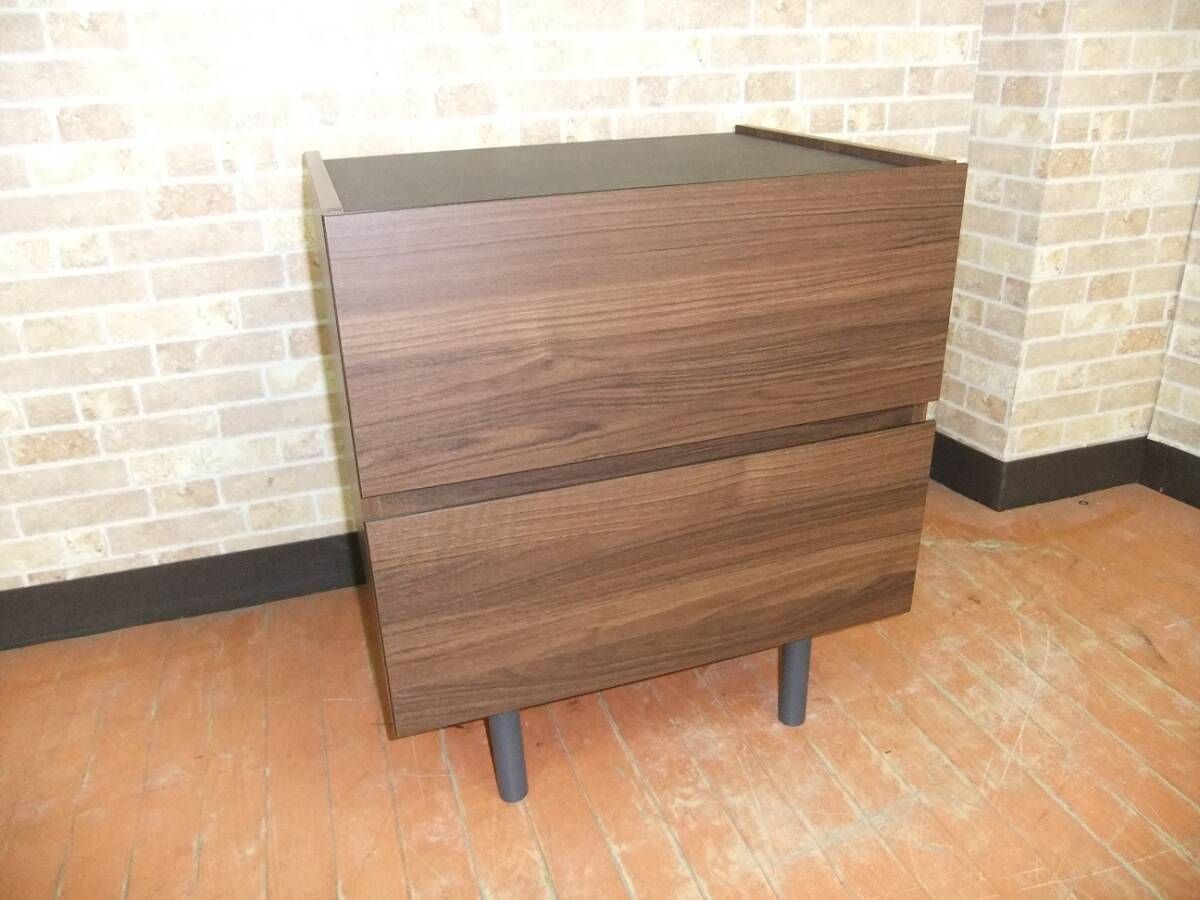 一部地域除く パモウナ チェスト WVシリーズ チェスト サイレントレール ウォールナット 品