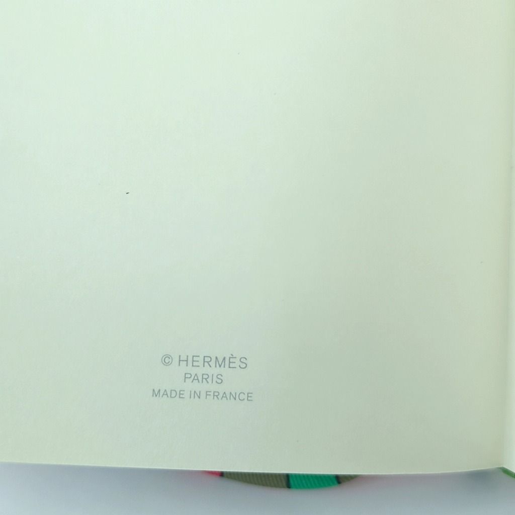 エルメス ベルトデザイン ノートブック メモ帳 ピンク カーキ ブルー