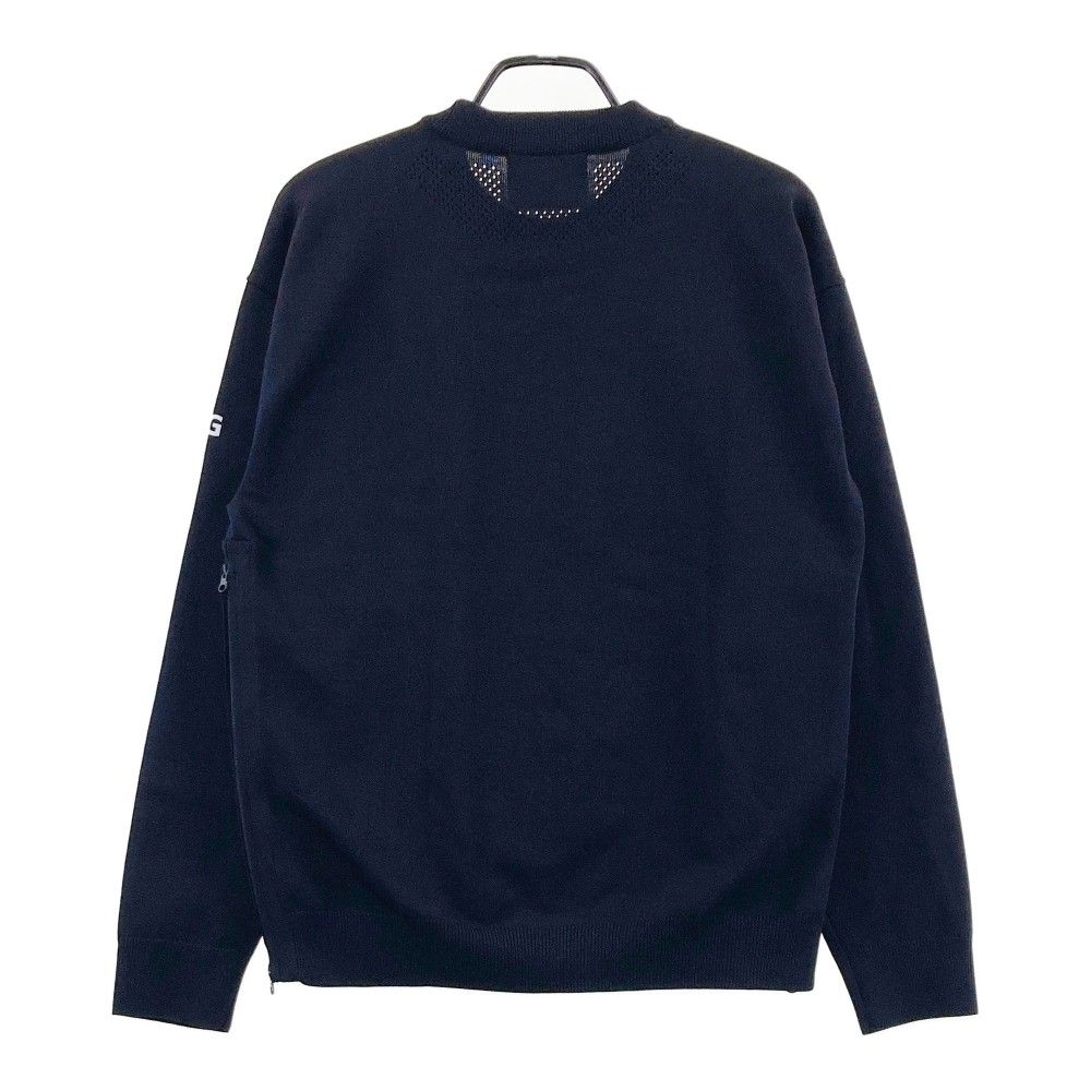 DIVINER GOLF セーター ニット ロゴ刺繍長袖ニット メンズ