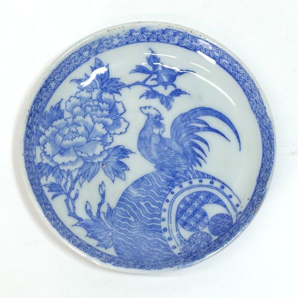 旧家蔵出し品 九谷焼 2枚 九谷焼 蔵出しアンティーク ◇【和食器】九谷焼/蔵出し
