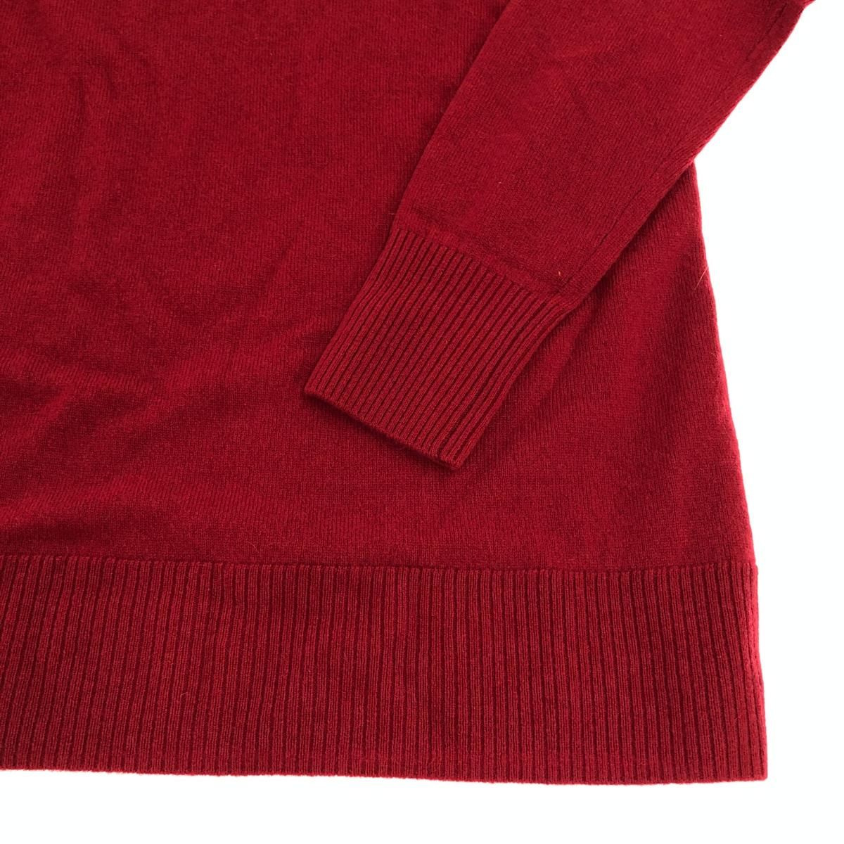 未使用品 TAKASHIMAYA 高島屋 カシミヤ100% ニット サイズ:L  レッド  レディース 　240001145649 未使用品 TAKASHIMAYA 高島屋 カシミヤ100% ニット サイズ:L