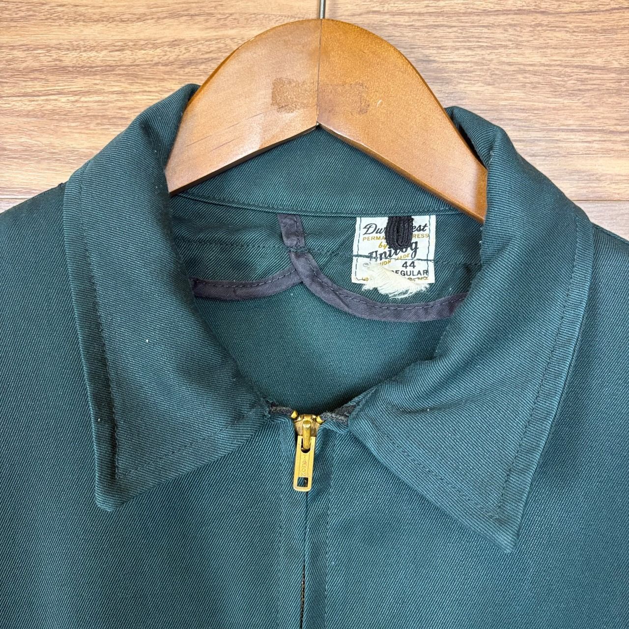 Unitog 70s USA製 ワークジャケット　企業ロゴワッペンブルゾンM程度 60年代 USA製 Unitog ワークジャケット 企業ロゴ ワッペン 刺繍