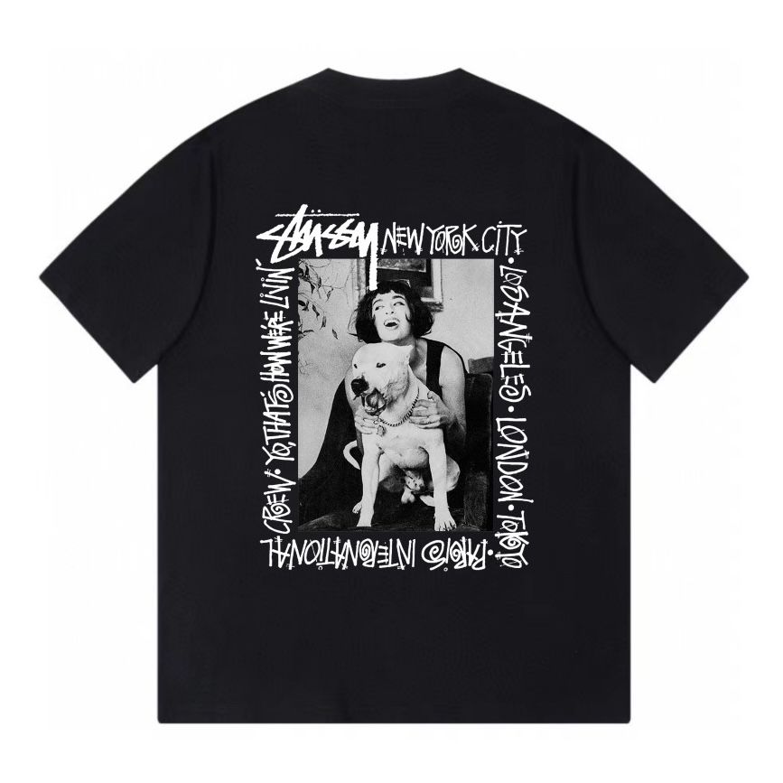 Stussy FW22 How We're livin'  Tシャツ  ステューシー  黑