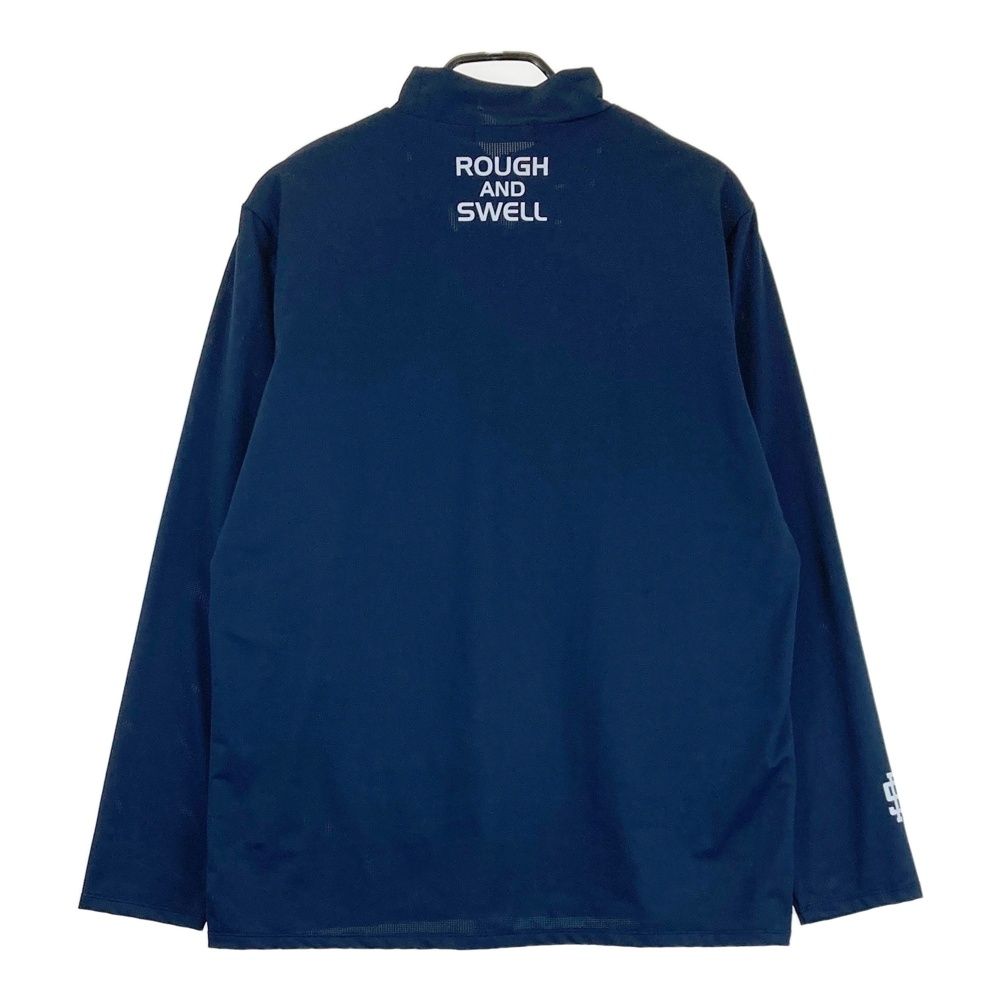 新品　rough and swell 長袖シャツ Lネイビー サイズ：XL ROUGH&SWELL ラフアンドスウェル ハイネック 長袖T