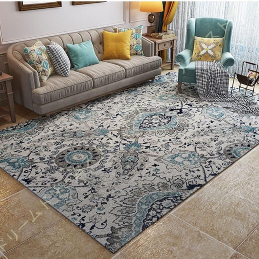 専用！ウィルトン織ギャッベ 高密度 ラグ 200×250cm-87001 ギャッベ風