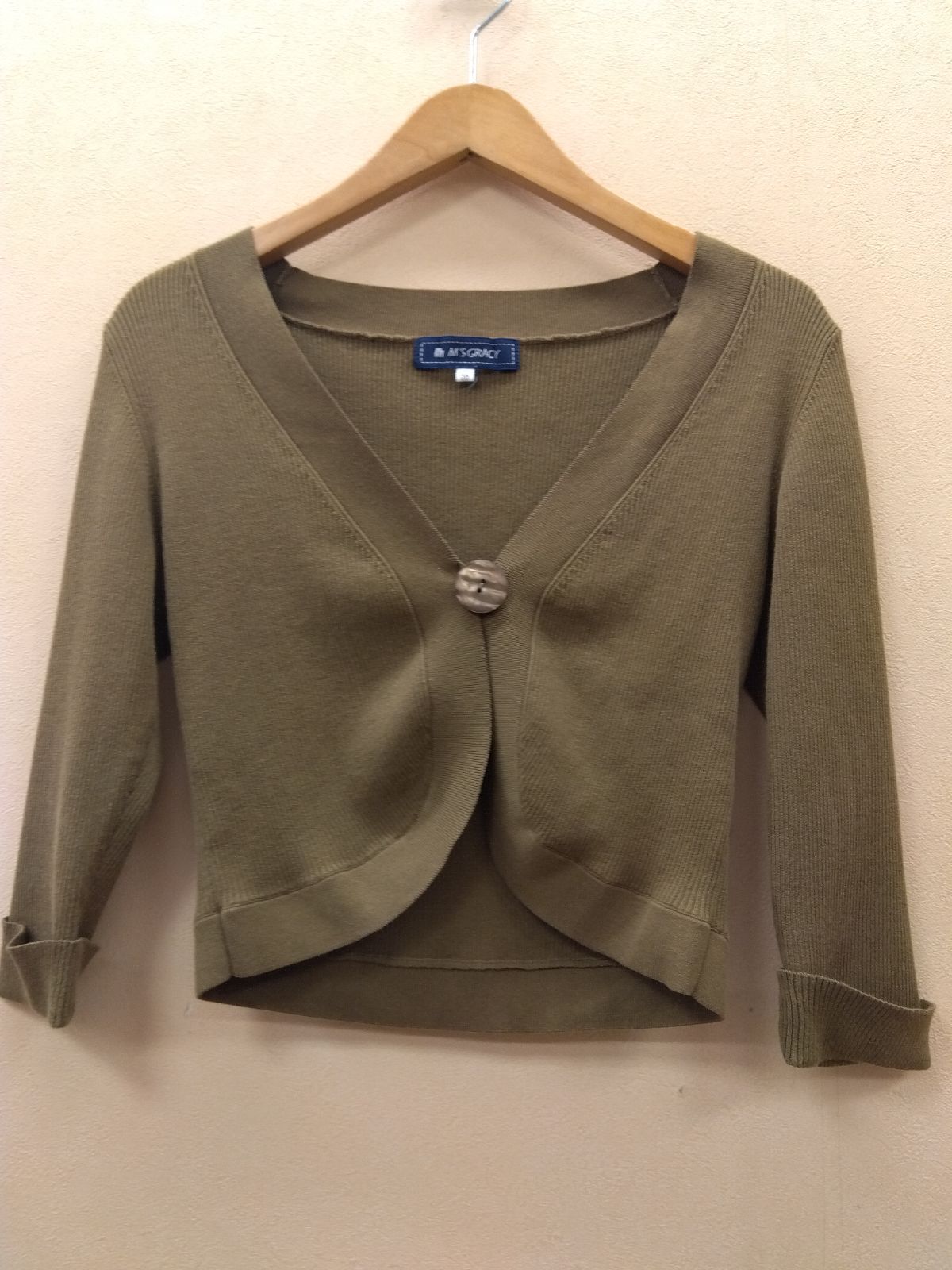М11 エムズグレイシー M'S GRACY リブニット ボレロ