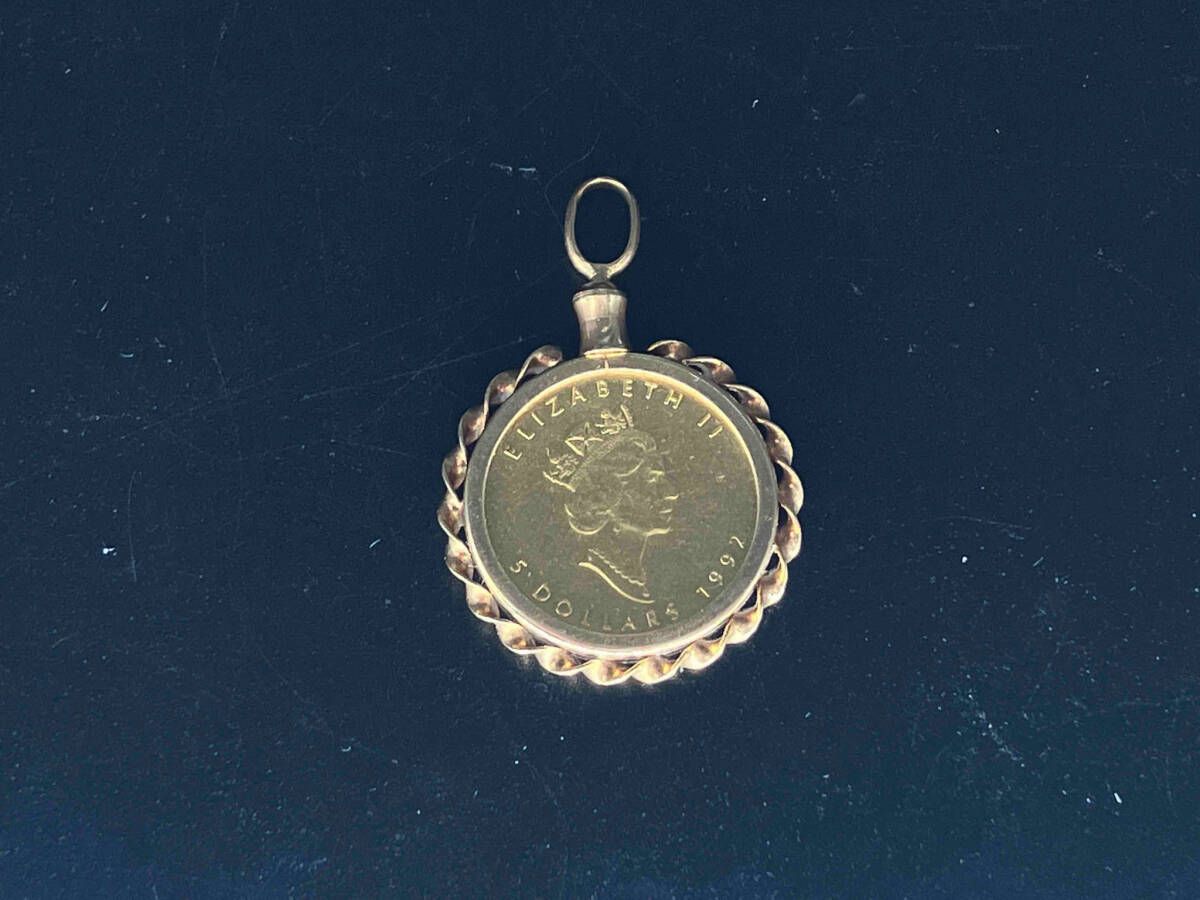 最後のお値下げ‼️18金/24金ペンダントタップ 男/女 コイン エンジェル 純金