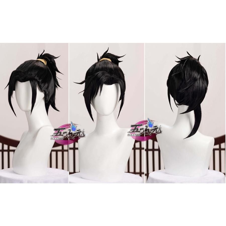 魔道祖師 藍湛 コスプレウィッグ　マネキン込 猫屋小舗 魔道祖師 公式 コスプレ 藍忘機 ウィッグ