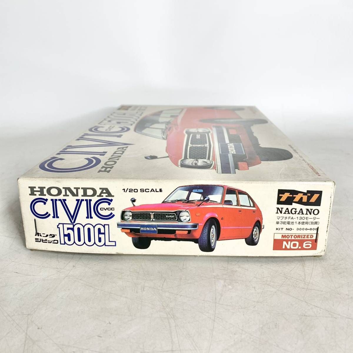 未組立 ナガノ 1/20 ホンダ シビック GL HONDA civic CVCC 1500GL モーターライズ プラモデル NAGANO 3006  - メルカリ