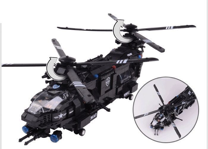 LEGO レゴ 互換 ブロック SWAT 警察 特殊部隊 大型輸送機 ヘリコプター ボート ミニフィグ付 レゴ互換品 知育 人形 軍隊 兵隊 武器  兵士 スワット 銃 互換性 クリスマス 誕生日 プレゼント 誕プレ ギフト キッズ 男の子 おもちゃ - メルカリ