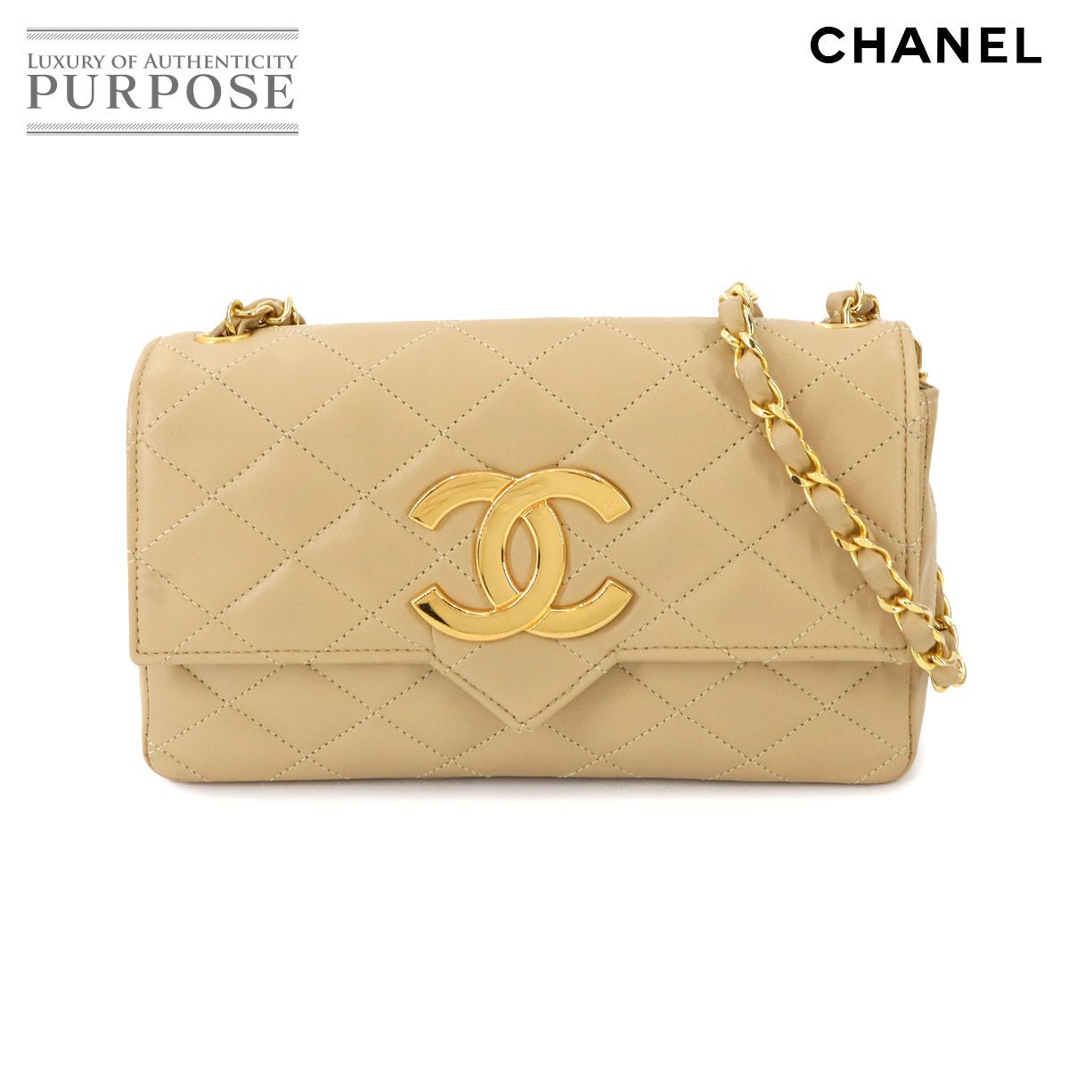 【美品】CHANELココマーク マトラッセ　バッグ型 ゴールド チャーム CHANEL シャネル ミニミニマトラッセ キーホルダー バッグ