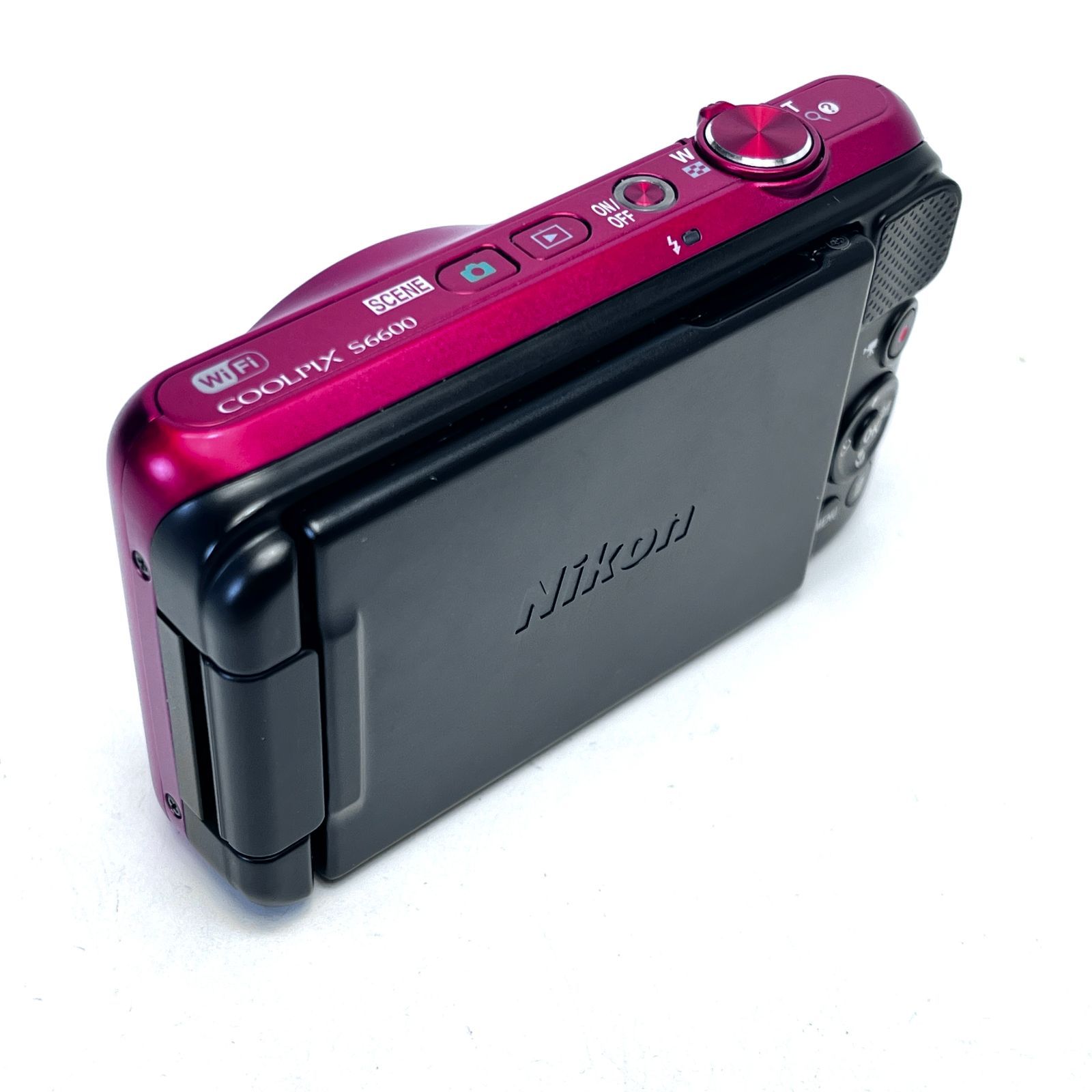Nikon COOLPIX S6600 レッド Wi-Fi搭載 コンパクトデジタル