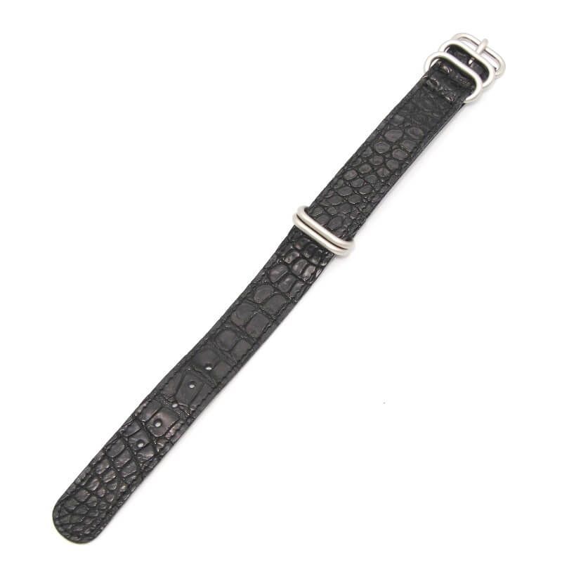 THE SOLE  ストラップ 時計 NATOベルト クロコダイルレザー20mm 楽天市場】THE SOLE ザソール ストラップ 時計 NATO ベルト