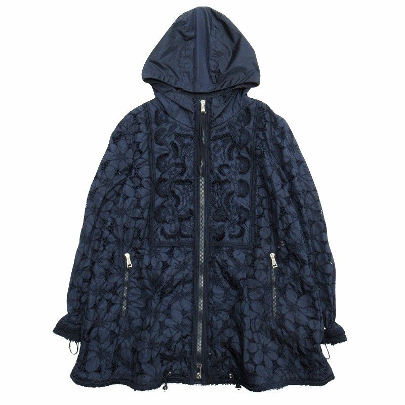 美品 17ss モンクレール MONCLER マドレーヌ フラワー レース Aライン 