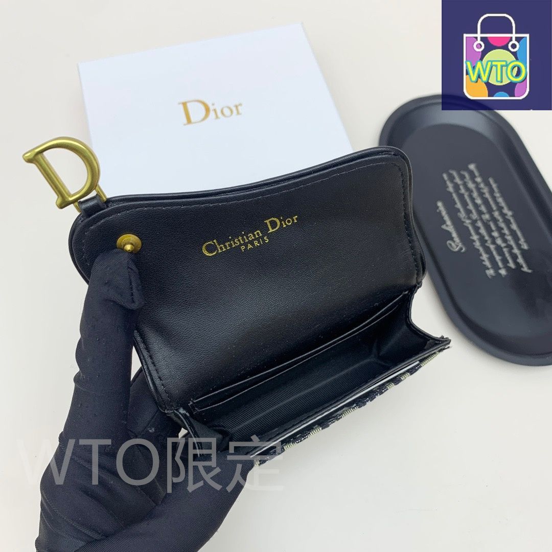 今日特価】Dior ディオール 最新サドルカードケースシリーズ