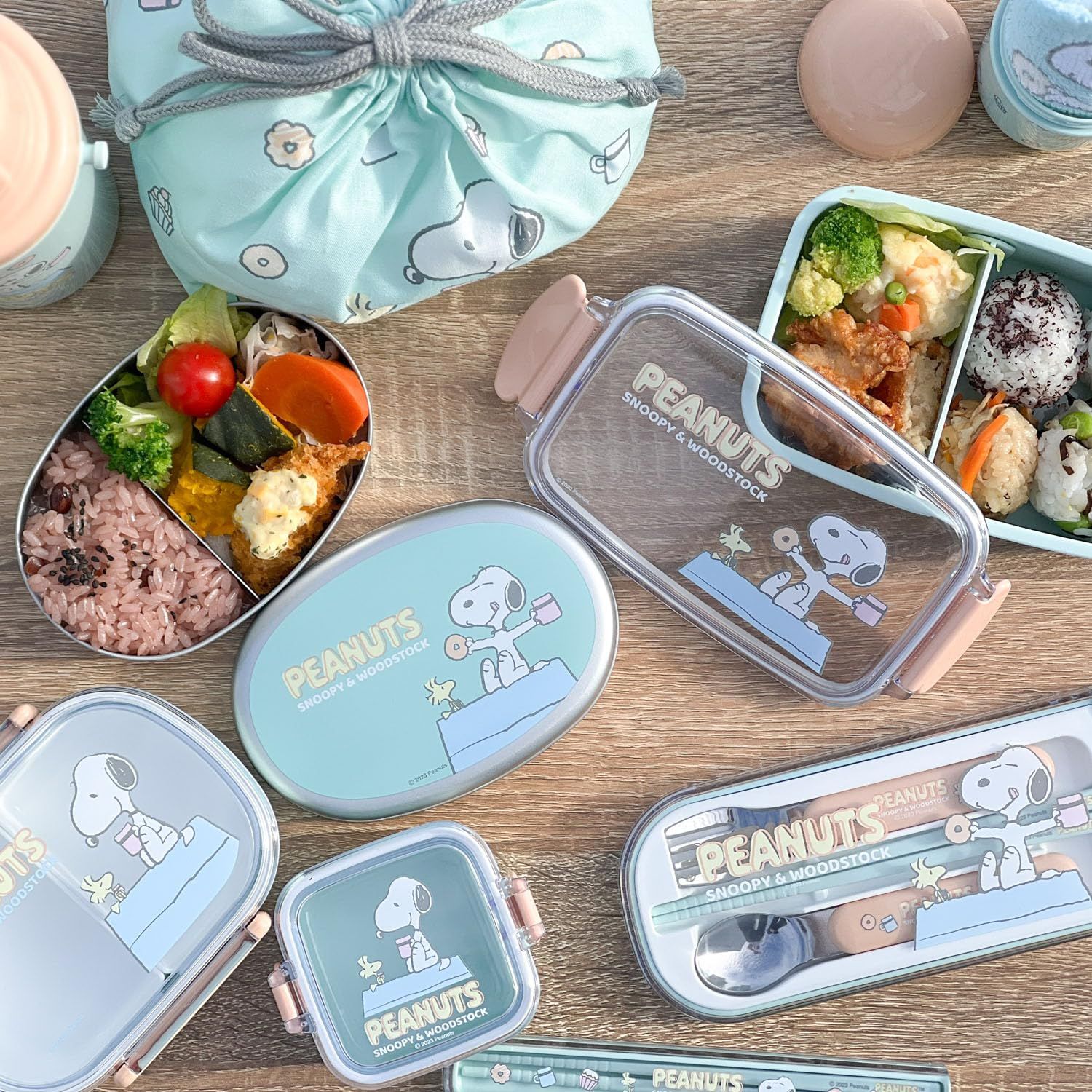 スヌーピー ウッドストック 弁当箱 ランチボックス 未使用品 ミスター