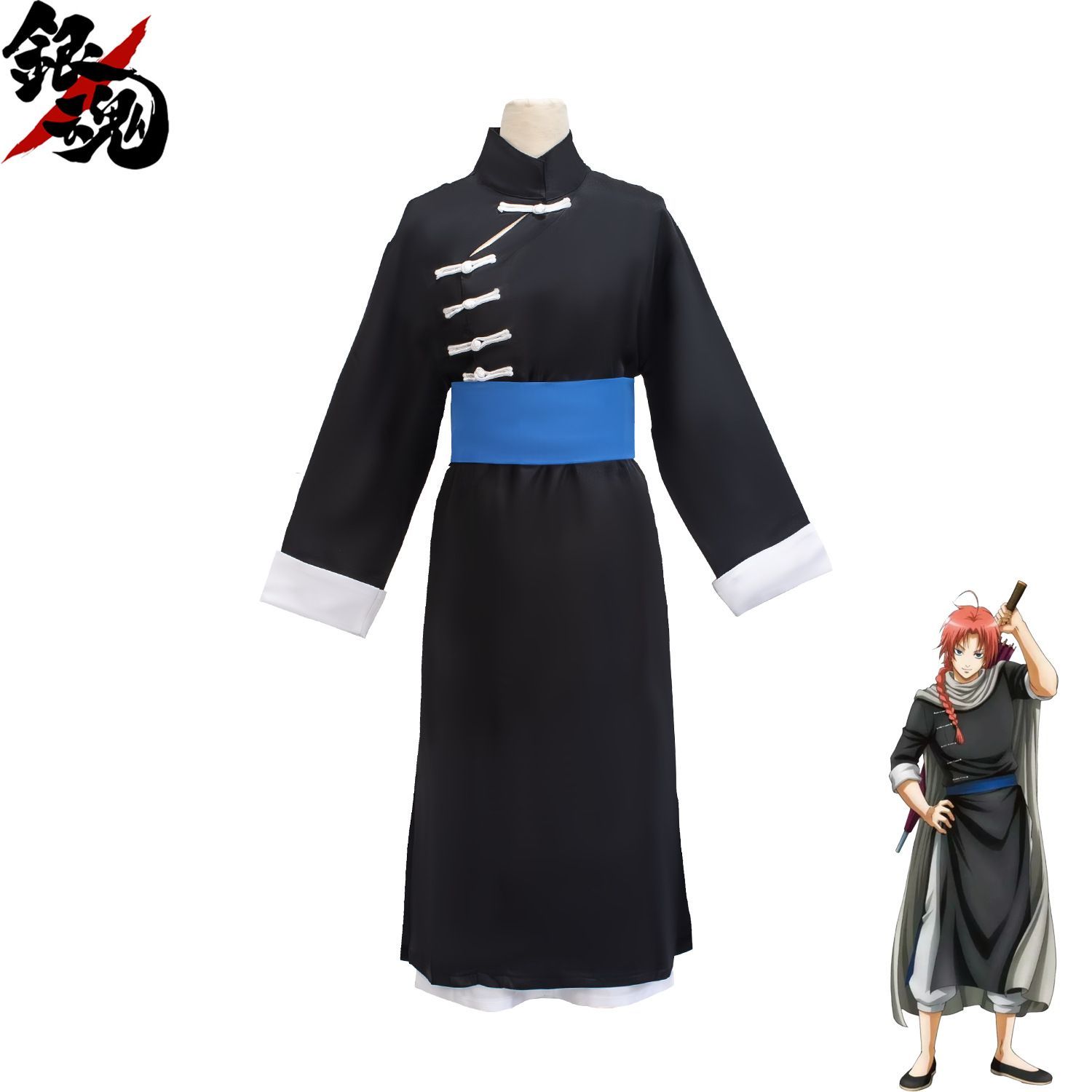 銀魂 神威 コスプレ 道着 マント フード付き 夜兎族 - メルカリ