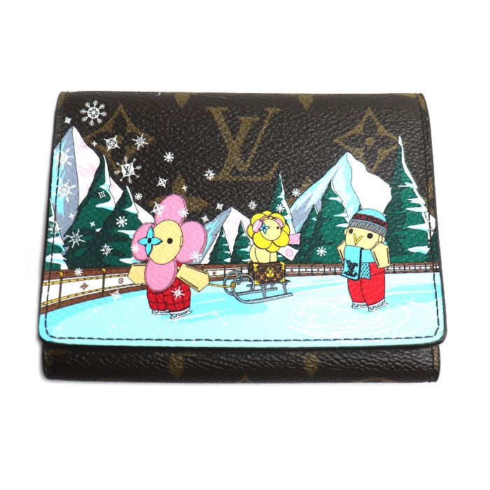 LOUIS VUITTON ルイ ヴィトン ポルトフォイユヴィクトリーヌ コンパクトウォレット 三つ折り財布 モノグラム ピンク M82622 ICチップ レディース