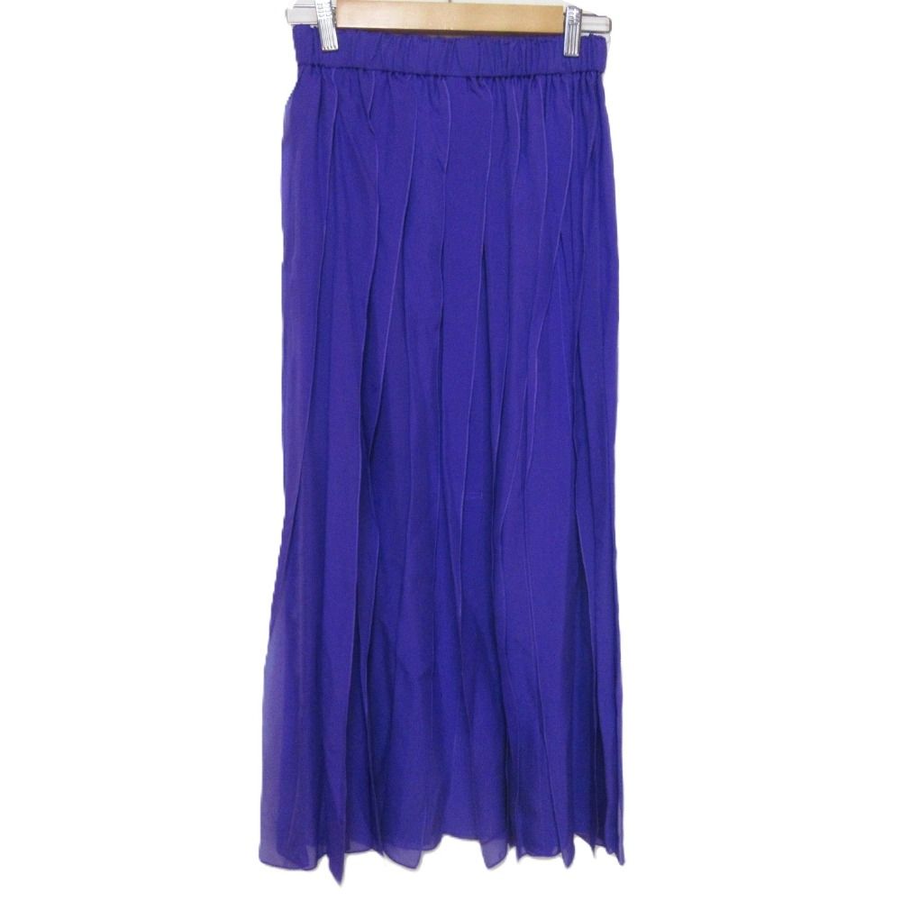 新品同様 BLAMINK ブラミンク W SI GATHER シルクギャザースカート  