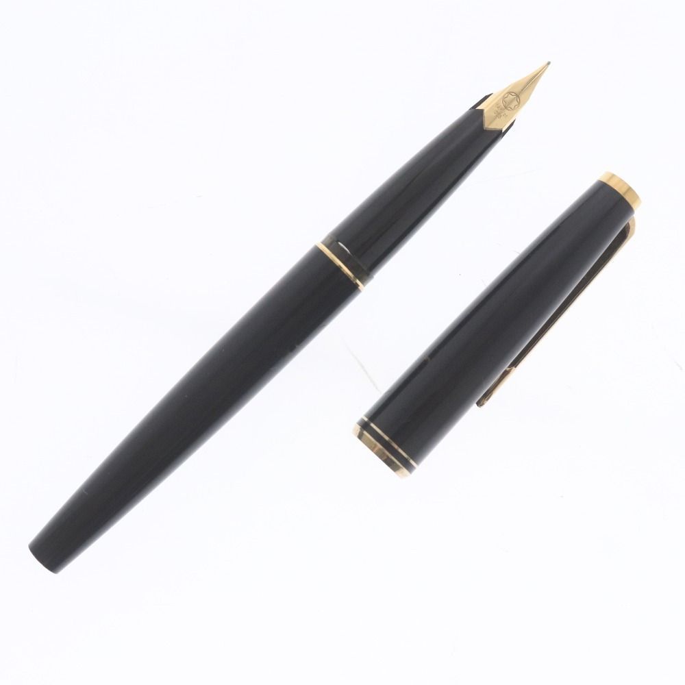 モンブラン 万年筆 W-GERMANY ペン先14K刻印 585刻印 ビンテージ 文房具 筆記用具 ペン ブラック