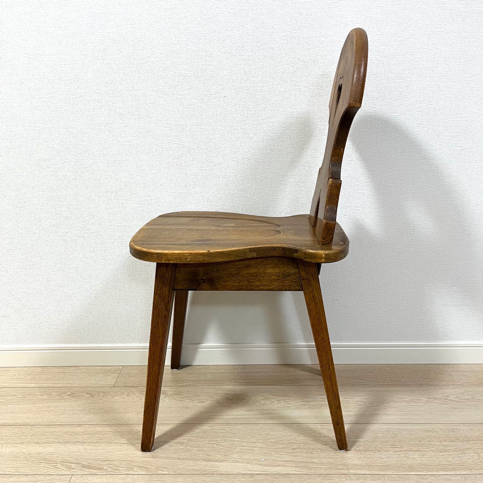 ハート背もたれサイドチェア ダイニングチェア