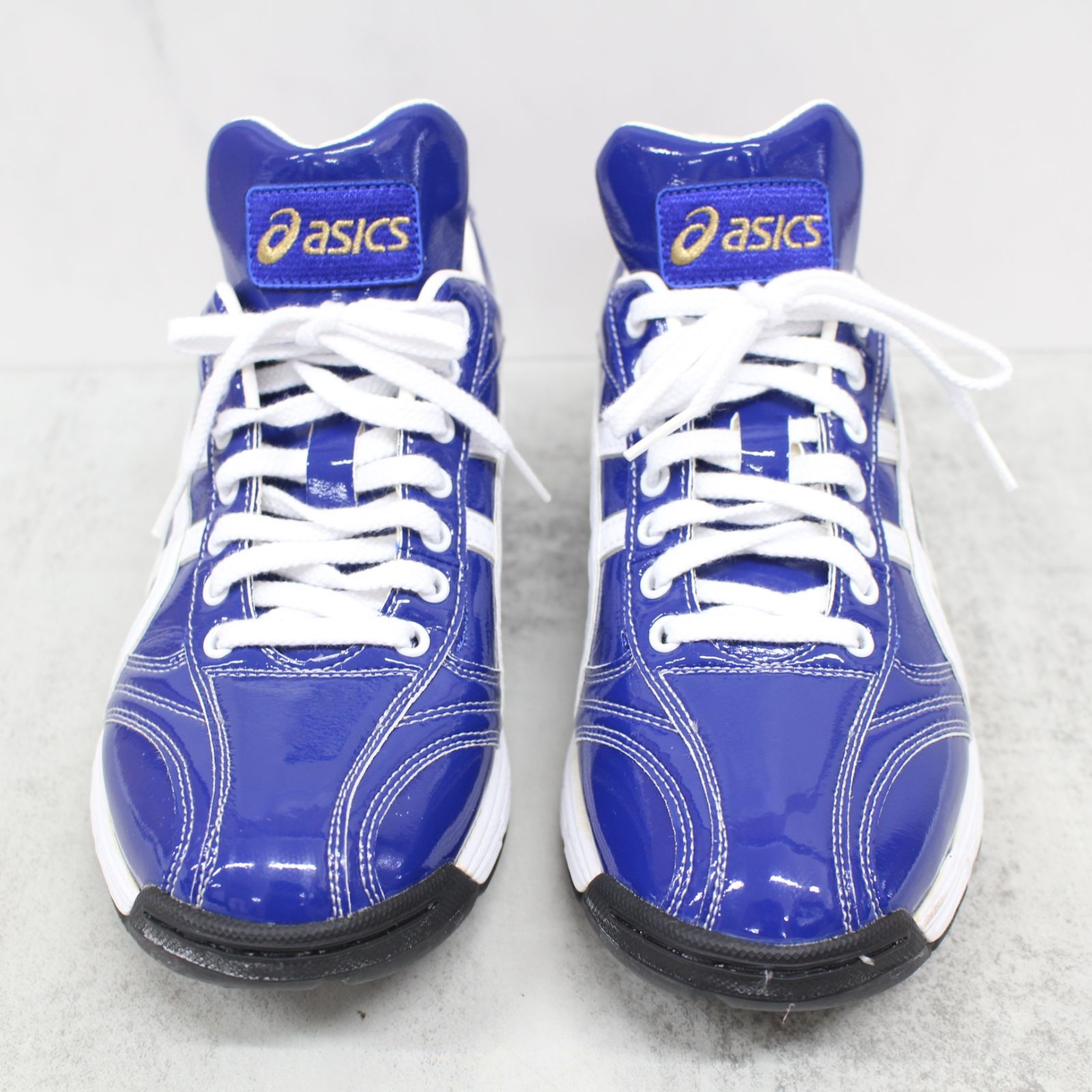 S084)asics/アシックス ゴールドステージ トレーニングシューズ ブルー