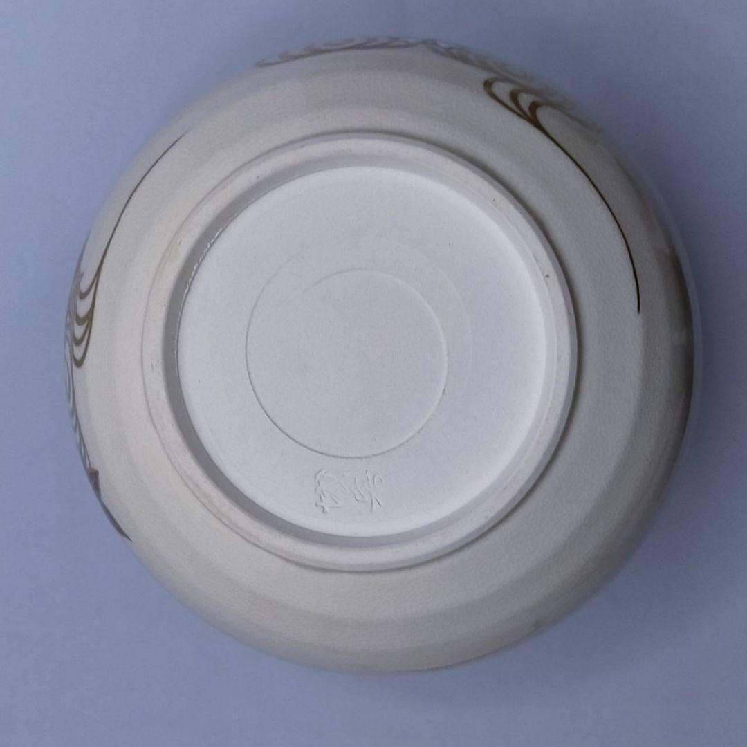 色絵草花文 流水水指